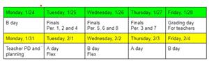 Schedule